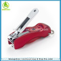 Promotional novel design folding ball pen with nail clipper low price